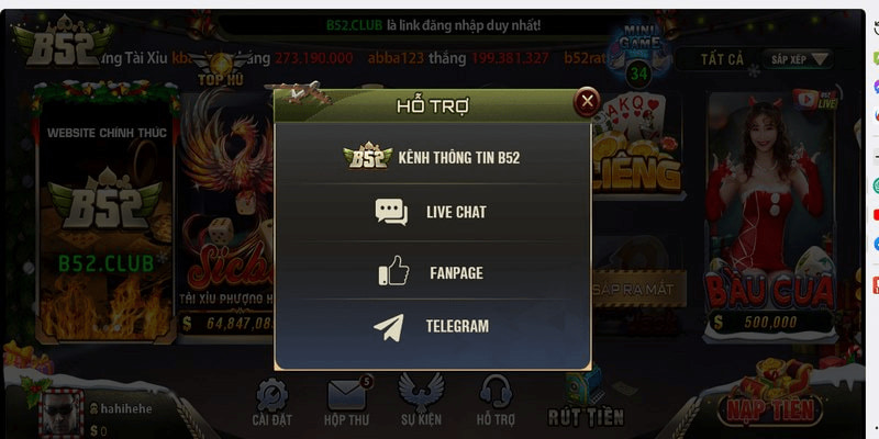 Cách Liên Hệ B52club Hiệu Quả